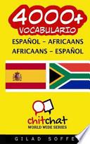 4000+ Espanol   Africaans, Africaans   Espanol Vocabulario