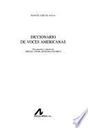 Diccionario De Voces Americanas