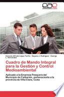 Cuadro De Mando Integral Para La Gestión Y Control Medioambiental
