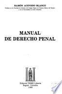 Manual De Derecho Penal