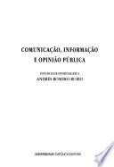 Comunicacão, Informação E Opinião Pública