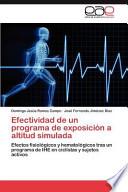 Efectividad De Un Programa De Exposición A Altitud Simulad