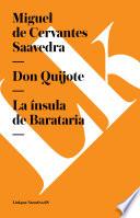 Don Quijote. La ínsula De Barataria