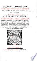 Manual Compendio De El Regio Patronato Indiano