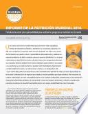 Sinopsis: Informe De La Nutrición Mundial 2014