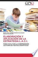 Elaboración Y Aplicación De La Estrategia L.a.c.i.