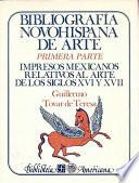 Bibliografía Novohispana De Arte