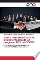 Marco Referencial Para La Implementación De Un Programa Rse En Coops
