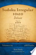 Sudoku Irregular 10×10 Deluxe   Experto   Volumen 24   468 Puzzles