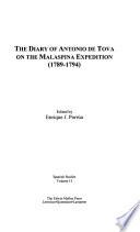 The Diary Of Antonio De Tova On The Malaspina Expedition 1789 1794