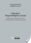 Literatura Hispanofilipina Actual