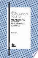 Memorias. Infancia/adolescencia/juventud