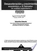 Desaceleración Del Crecimiento Económico En El Salvador
