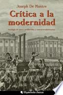 Critica A La Modernidad