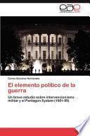 El Elemento Político De La Guerr