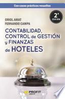 Contabilidad, Control De Gestión Y Finanzas De Hoteles