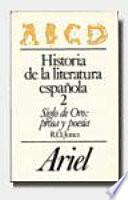 Historia De La Literatura Española