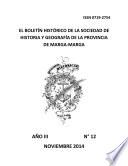 Boletín Histórico De La Provincia De Marga Marga. Tomo Xii