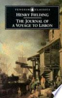 The Journal Of A Voyage To Lisbon