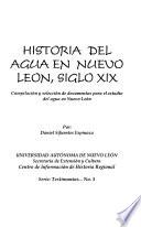 Historia Del Agua En Nuevo León, Siglo Xix