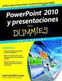 Powerpoint 2010 Y Presentaciones Para Dummies