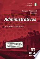 Temario Volumen 6. Administrativos De La Junta De Andalucía. Tecnología