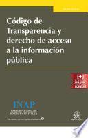 Código De Transparencia Y Derecho De Acceso A La Información Pública