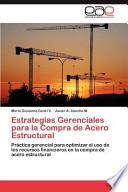Estrategias Gerenciales Para La Compra De Acero Estructural
