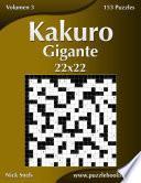 Kakuro Gigante 22×22   Volumen 3   153 Puzzles