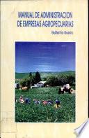 Manual De Administración De Empresas Agropecuarias