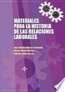 Materiales Para La Historia De Las Relaciones Laborales