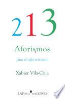 213 Aforistmos Para El Siglo Veintiuno