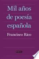 Mil Años De Poesía Española