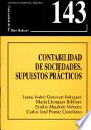 Contabilidad De Sociedades. Supuestos Prácticos