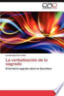 La Verbalización De Lo Sagrado