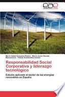 Responsabilidad Social Corporativa Y Liderazgo Tecnológico