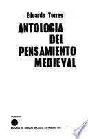 Antología Del Pensamiento Medieval