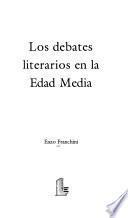 Los Debates Literarios En La Edad Media