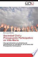 Sociedad Civil Y Presupuesto Participativo En Villa María