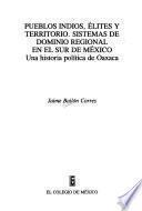 Pueblos Indios, Élites Y Territorio