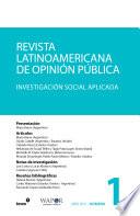 Revista Latinoamericana De Opinión Pública