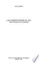 Las Constituyentes De 1931, Unas Elecciones De Transición