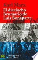 El Dieciocho Brumario De Luis Bonaparte