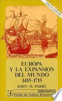 Europa Y La Expansión Del Mundo