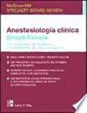 Anestesiología Clínica Board Review
