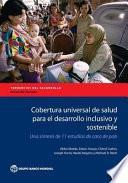 Cobertura Universal De Salud Para El Desarrollo Inclusivo Y Sostenible