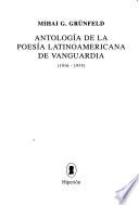 Antología De La Poesía Latinoamericana De Vanguardia, 1916 1935