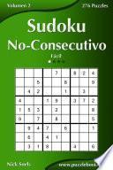 Sudoku No Consecutivo   Fácil   Volumen 2   276 Puzzles