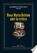 Rosa María Britton Ante La Crítica. Literatura Panameña