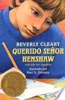 Dear Mr. Henshaw (spanish Edition)